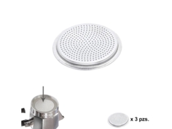 Filtro Cafetera Aluminio Classic / Inducción 9 Tazas (3 Unidades) ORYX