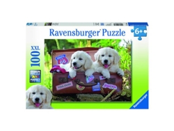 Puzzles RAVENSBURGUER Perros Viajantes (Edad Mínima: 6 - 100 Piezas)