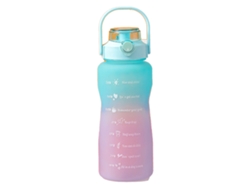 Botella antigoteo de 2000 ml con pajita (sin marca)