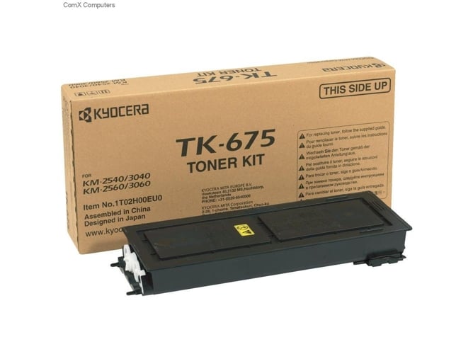 Cartucho de tóner Original KYOCERATK 675 - Negro para KM 2540, 2560, 3040, 3060
