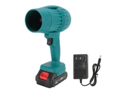 Soplador De Aire Inalámbrico Azul De 1500 Mah, Portátil Y Eficiente Para La Limpieza De Automóviles Y La Eliminación De Hojas.