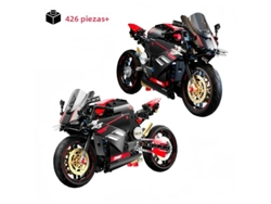 Kit de construcción de motocicleta MDUG a escala 1:8 (426 piezas)