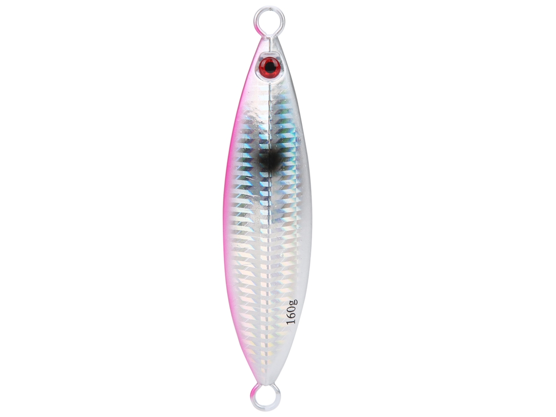 Señuelo Artificial De Metal En Forma De Pez Lifelike 160g/5.6oz Rosa Accesorio De Pesca