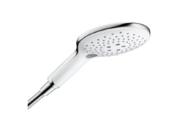 Ducha teléfono HANSGROHE Raindance Select S 150 3 funciones EcoSmart, 28588, Color: Cromado / Blanco