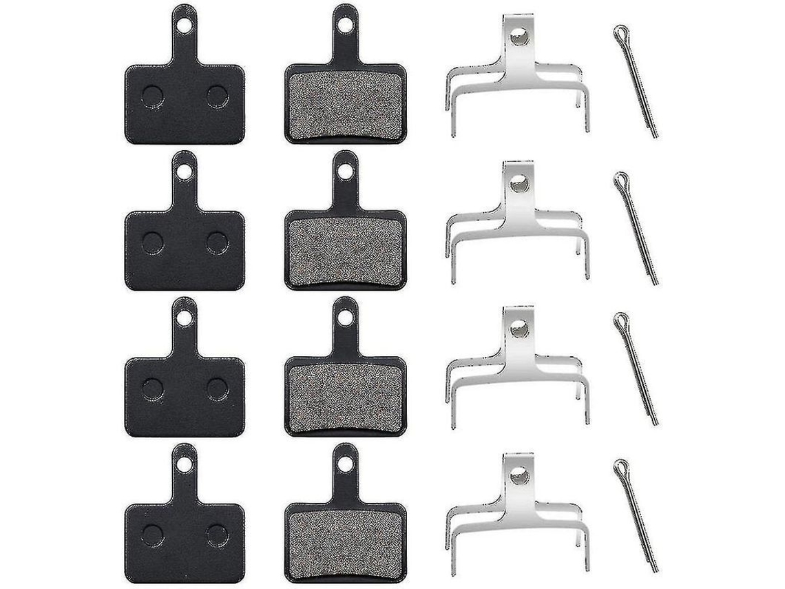 4 Pares De Pastillas De Freno Para Bicicleta Con Fibra De Cobre, Compatibles Con Shimano Y Nexave.