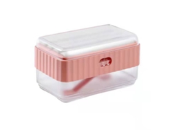 Bandeja Multifuncional Decorativa Para Dispensador De Jabón De Espuma Con Sistema De Drenaje Para Almacenamiento En El Baño - Rosa