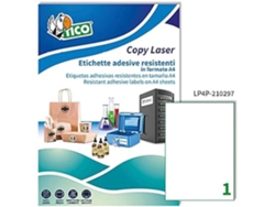 Etiquetas TICO Poliester Lp4P-210297 Blanca 210 X 297