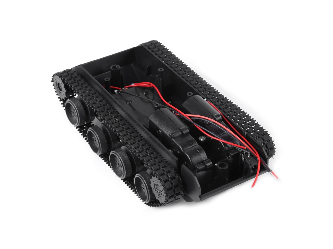 Kit De Chasis De Tanque Plástico Ligero Con Motor 130 3v-7v Para Diy