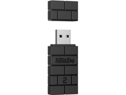 Adaptador inalámbrico USB 8BITDO (Multipropósito - Negro)