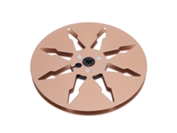 Carrete De Cinta Vacío De 1/4 De Pulgada, 7 Pulgadas, 8 Orificios, Aleación De Aluminio Para Grabadora De Carrete A Carrete Revox Studer Gold