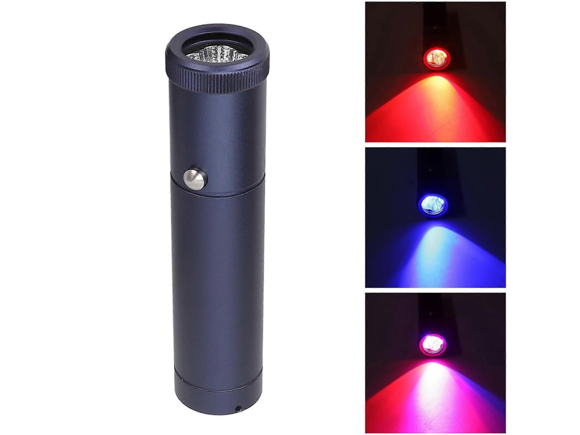 Dispositivo de fisioterapia 3 en 1 con luz LED roja y azul y luz infrarroja para cuerpo, rodilla y tobillo.