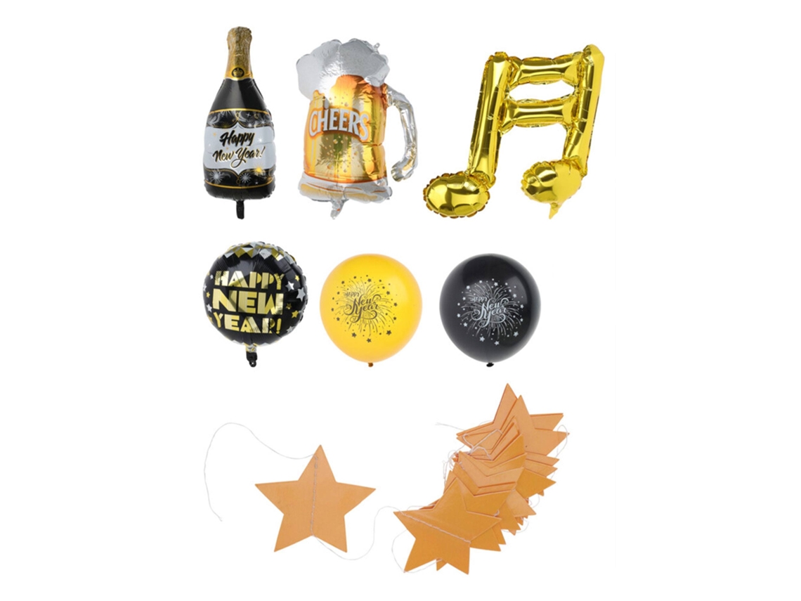 Set de decoración para fiesta de Año Nuevo con 20 piezas