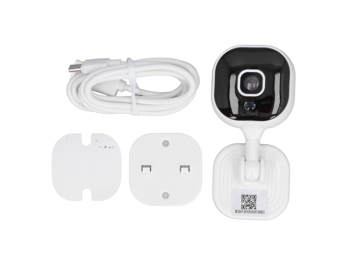 Cámara De Seguridad Wifi Para Interiores Hd 1080p Con Visión Nocturna, Detección De Movimiento Y Comunicación Bidireccional.