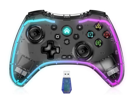 Mando Inalámbrico HKII s03 Bluetooth 2.4G 600mAh para PC Android Switch iOS13+