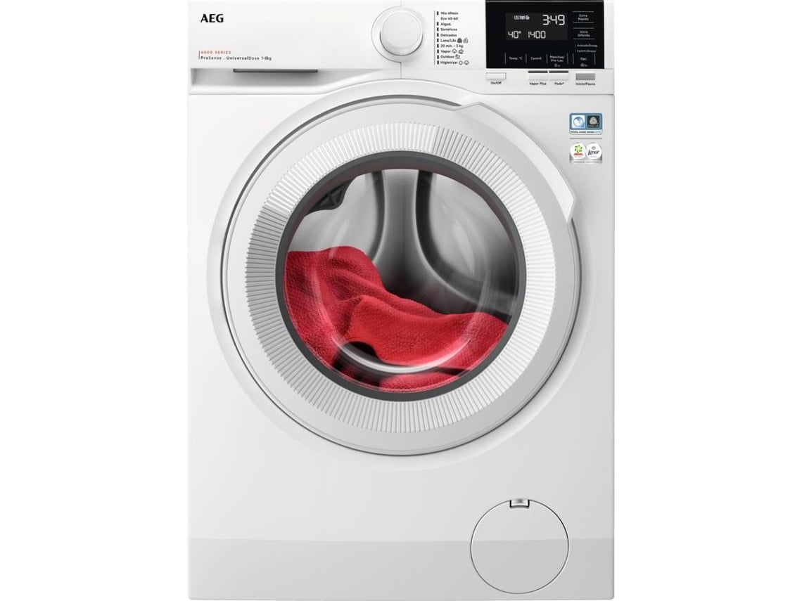 Lavatrice Aeg L6FBK841P Libera Installazione Bianca - 8 Kg, 1400 Rpm, Classe A, Display LED
