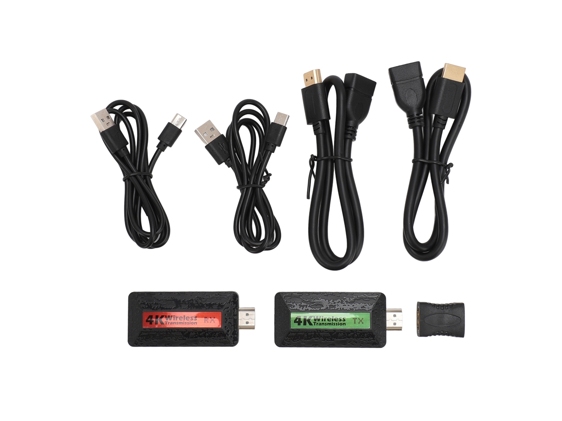 Extensor Inalámbrico Hdmi De 30m Kit Transmisor-receptor 4k Plug And Play