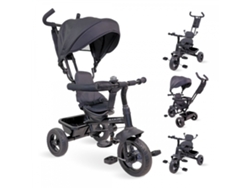 Triciclo evolutivo 3 en 1 MOBICLINIC Seguro Cómodo y práctico Diseño ajustable Negro Lulu