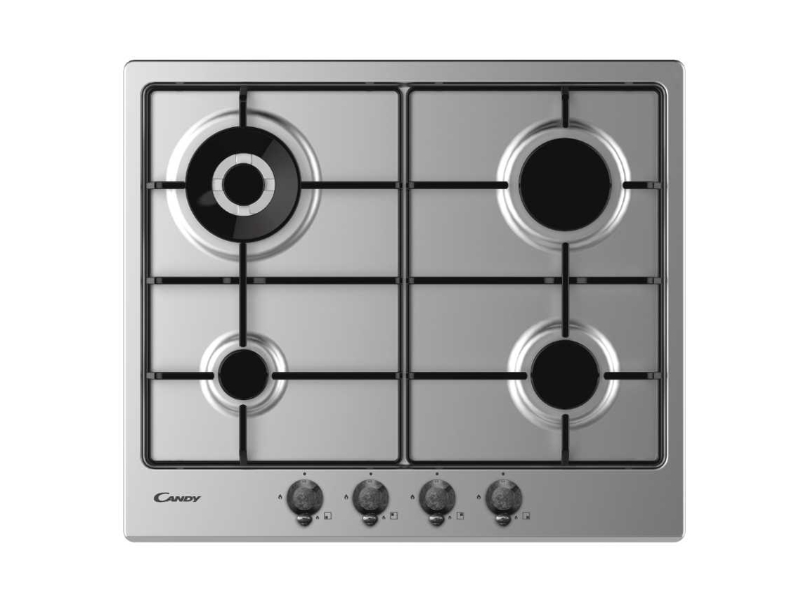 Classic CHW6BR4WTX Acero inoxidable Integrado 59 cm Encimera de gas 4 zona(s) CANDY