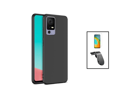 Funda Cleargorilasglass Proteção Traseira para Tcl 40 Se Tcl 40 Se GIFT4ME Negro
