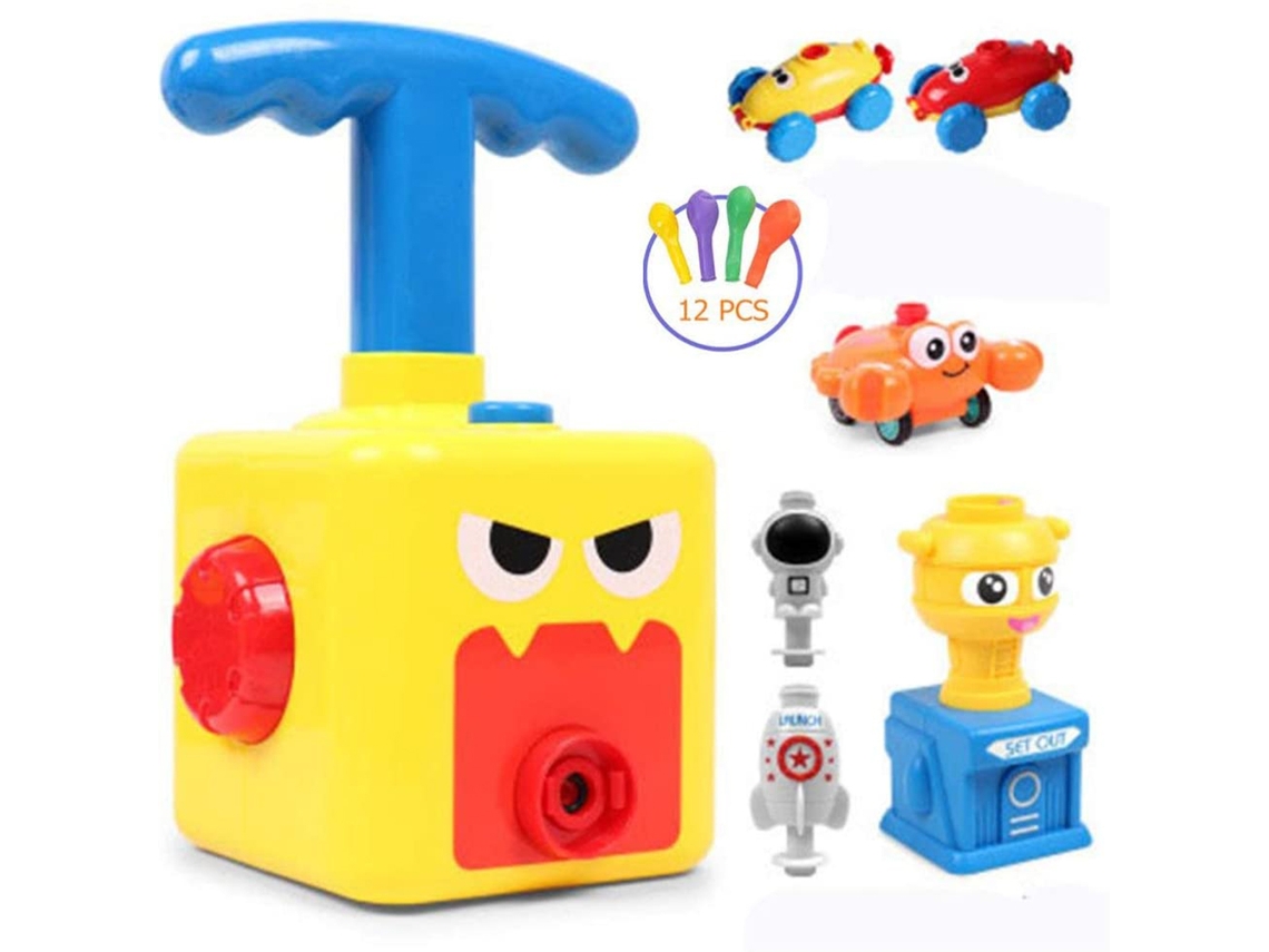 Rebe-carro Impulsionado Por Globo Para Crianças, Brinquedo De Experimento Científico Diy, Carro De Inércia, Cor Aleatória, Brinquedo Inteligente