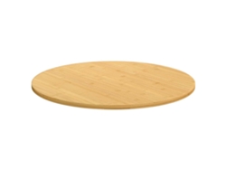Tablero De Mesa | Tablero De Escritorio | Superficie De Mesa De Bambú Ø60x1,5 Cm