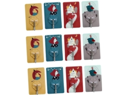 60 Pegatinas Autoadhesivas De Dibujos Animados Para Pared, Ideales Para Baño, Cocina Y