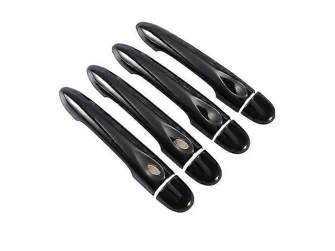 Cubierta de manija de puerta para Renault Megane 3 Mk3 2008-2016, negro brillante