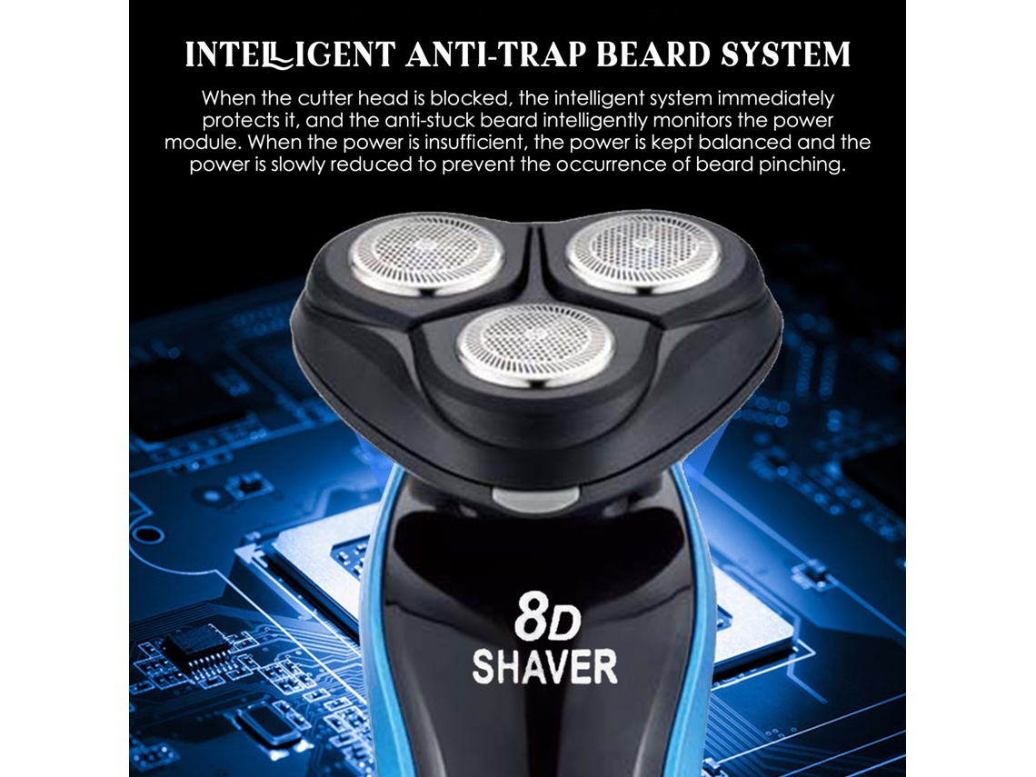 Afeitadora Eléctrica Whiskershave: Depilador De Pelo Nasal, Barbilla Y Barba, Cortapelos Para Barbero