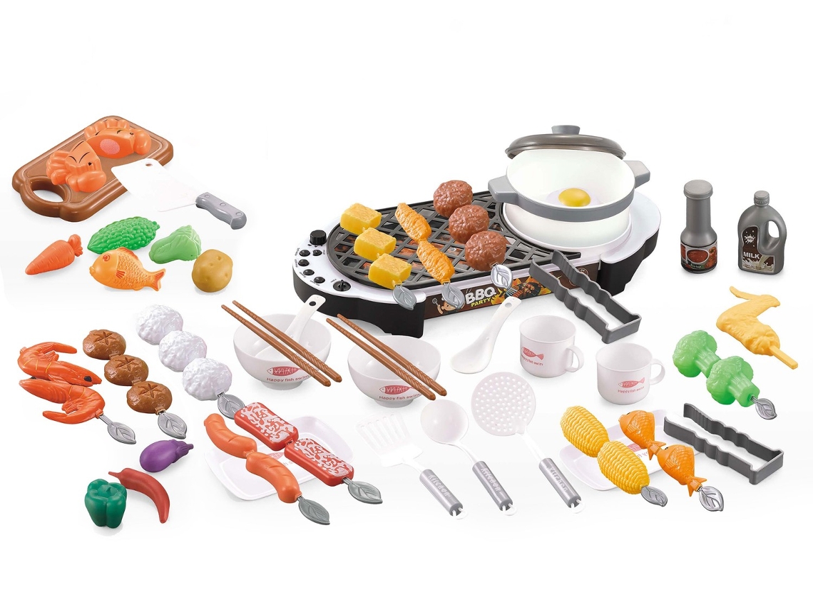 Mini cocina barbacoa parrilla accesorios de cocina para niños PRICENET