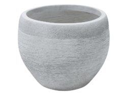 Maceta blanca ⌀ 38 cm BELIANI Zakros
