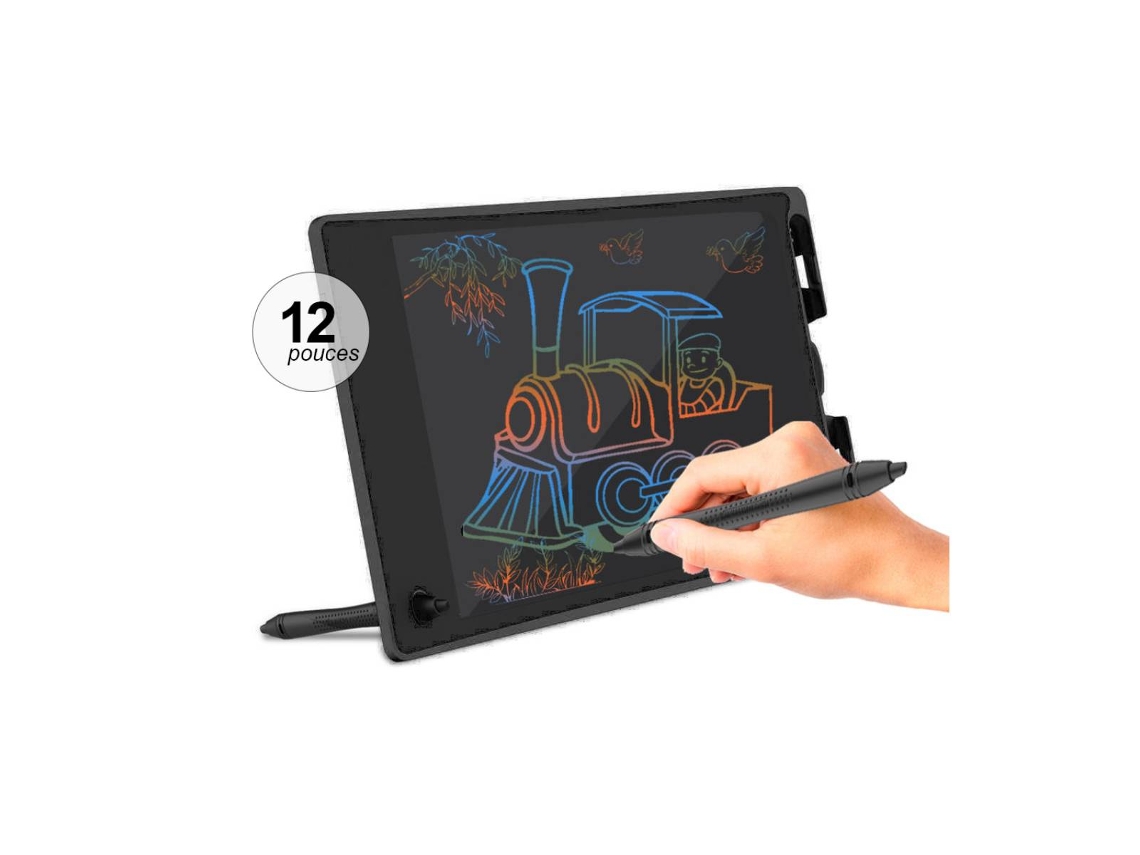 TECHKIDZ Tableta gráfica LCD de 12 pulgadas para niños Negro