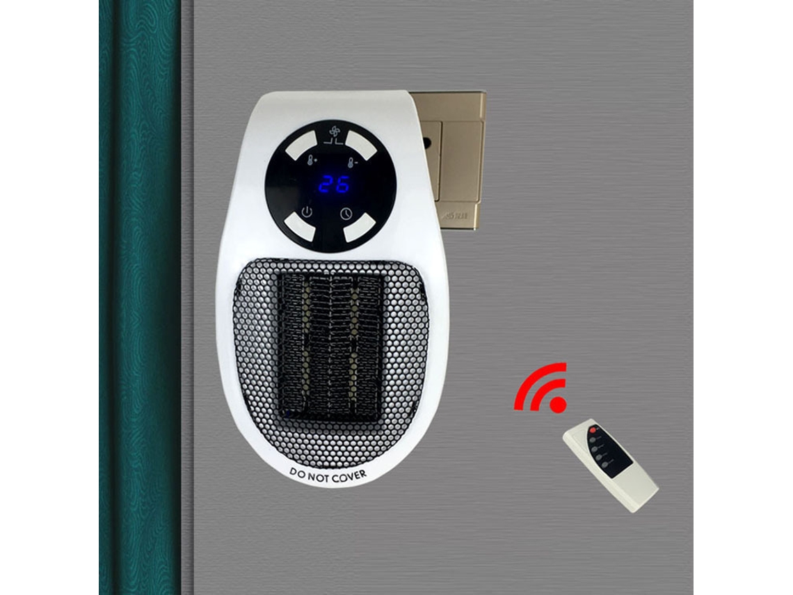 Calefactor eléctrico portátil, calefactor portátil, ventilador, enchufe de pared, calefactor de oficina, invernadero de invierno.