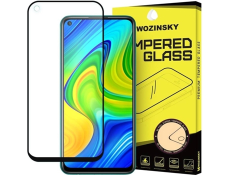 Protector Cristal Templado Xiaomi Redmi Note 9 Lmobile Full Cover Glue Negro