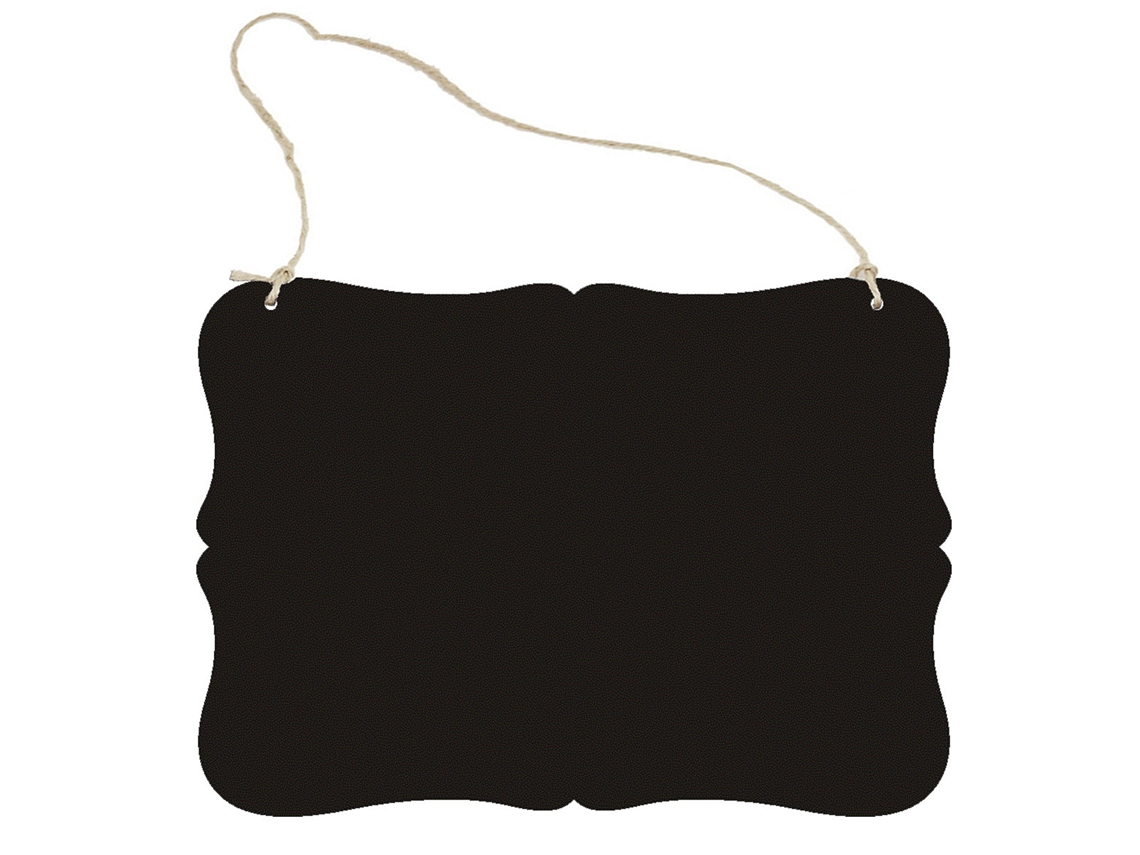 Pizarra infantil de madera con diseño de mariposa, doble cara, colgante minimalista