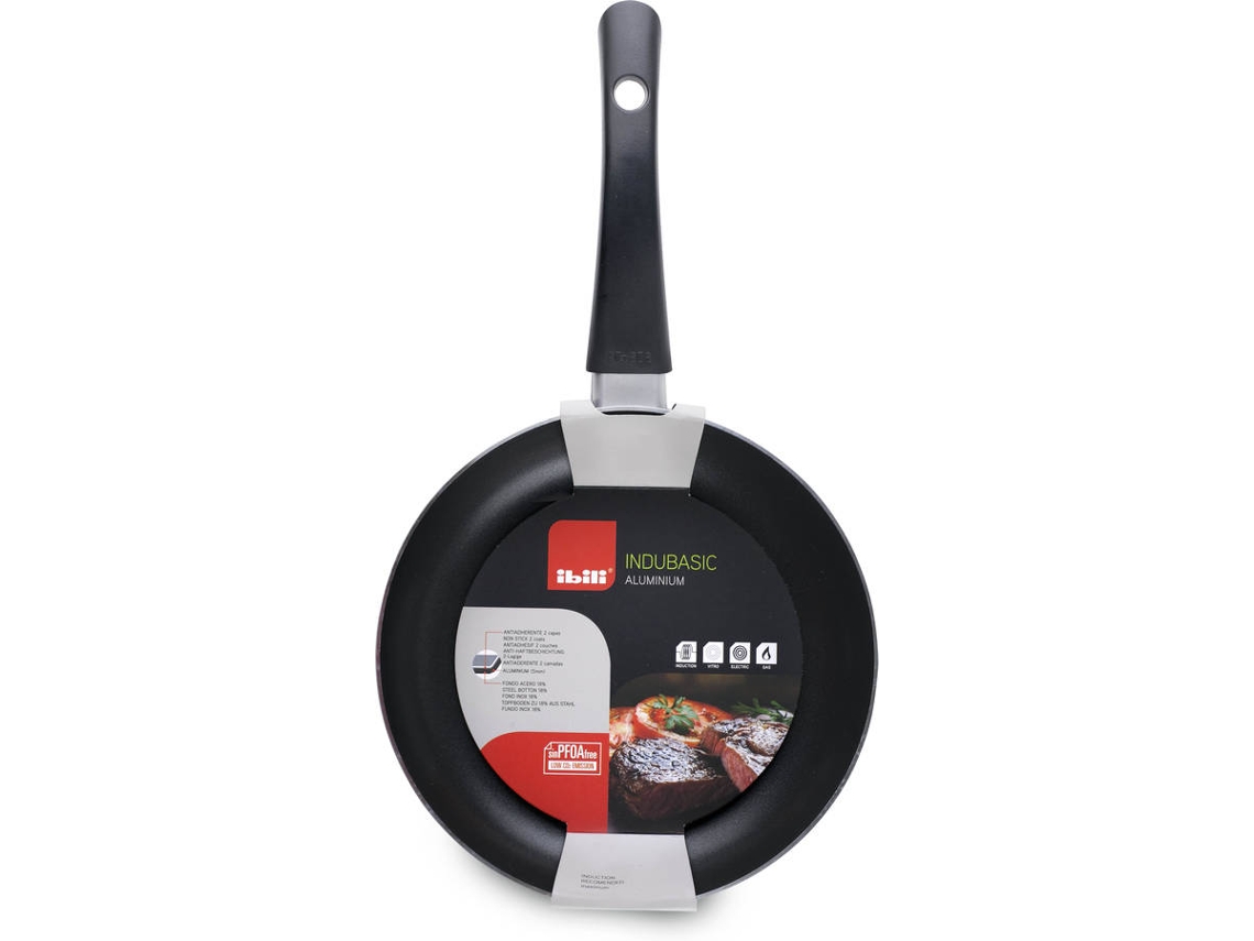Sartén IBILI INDUBASIC Antiadherente apta para inducción (24 CM) Libre de PFOA