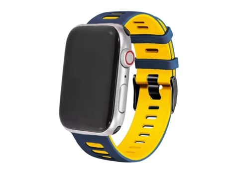 Correa Pioneer para Apple Watch Series 3 42Mm Azul y Amarillo