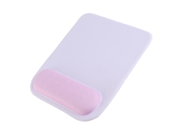Mouse Pad Com Apoio Ao Pulso Silicone Fibra De Poliuretano Macio Amigável À Pele Para Escritório Azul Roxo Neblina