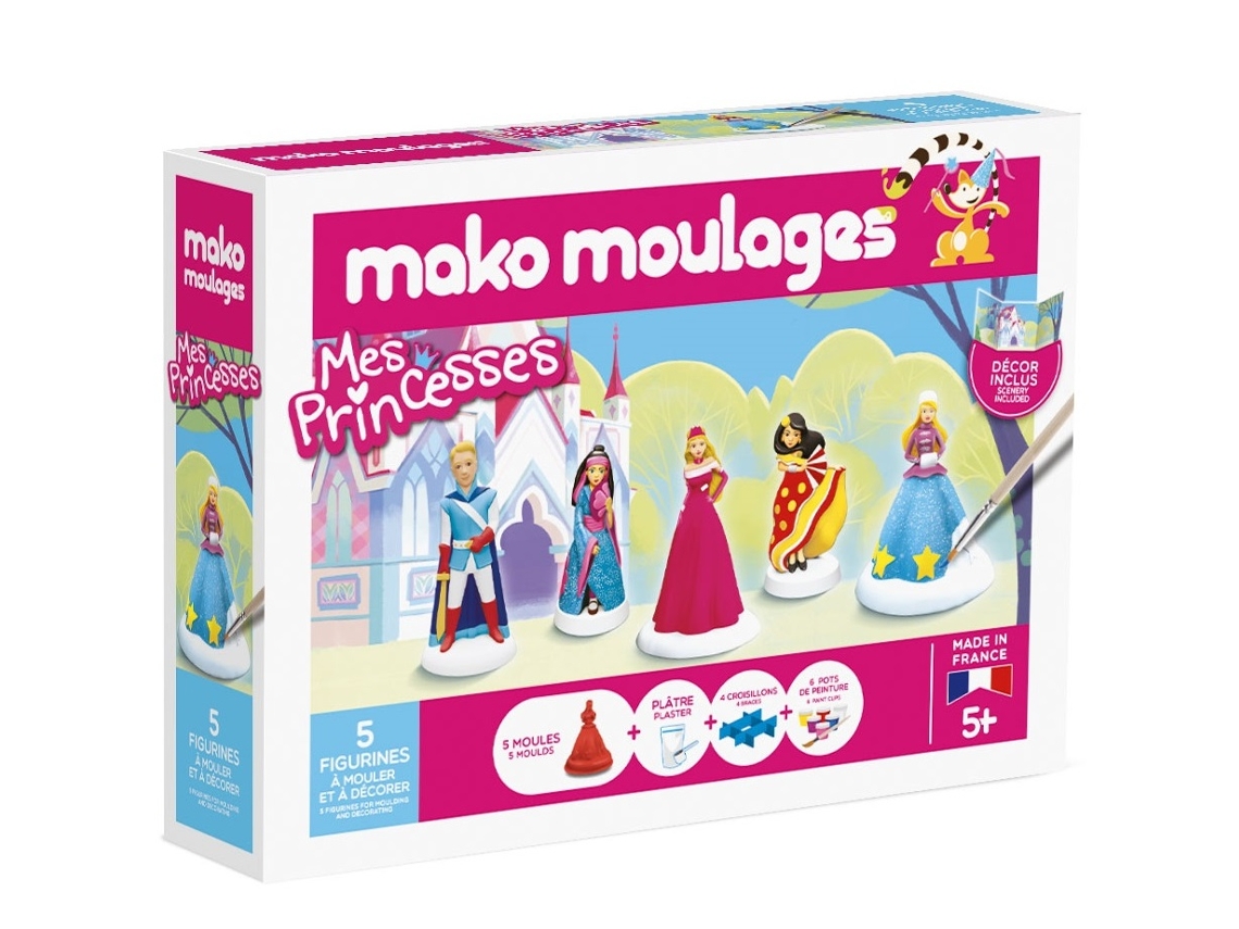 Jogo de Mesa MAKO CRÉATIONS My Princesses Box (4 Anos)
