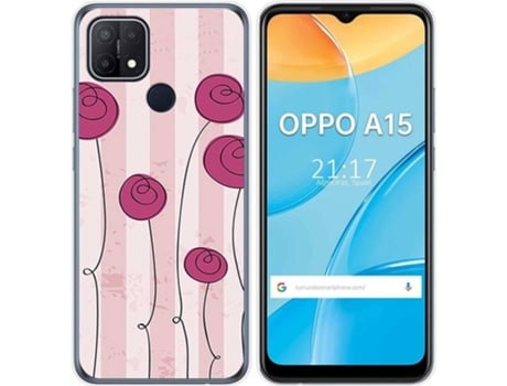 Carcasa Oppo A15 TUMUNDOSMARTPHONE Flores Vintage Multicolor