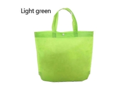 Bolsa de la compra reutilizable y plegable con botón, fabricada en tejido no tejido resistente, ideal para guardar tus pertenencias. Reciclable y ecológica.