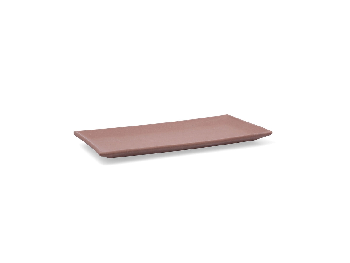 Bandeja de Aperitivos QUID Mineral Gres Terracota Cerámica 15 x 30 cm