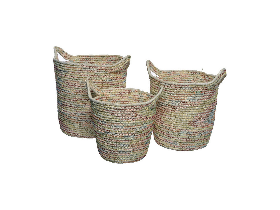 Conjunto de Cestas Arena BIGBUY 3 Piezas