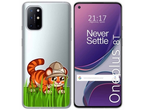 Carcasa OnePlus 8T 5G TUMUNDOSMARTPHONE Dibujos Transparente Multicolor