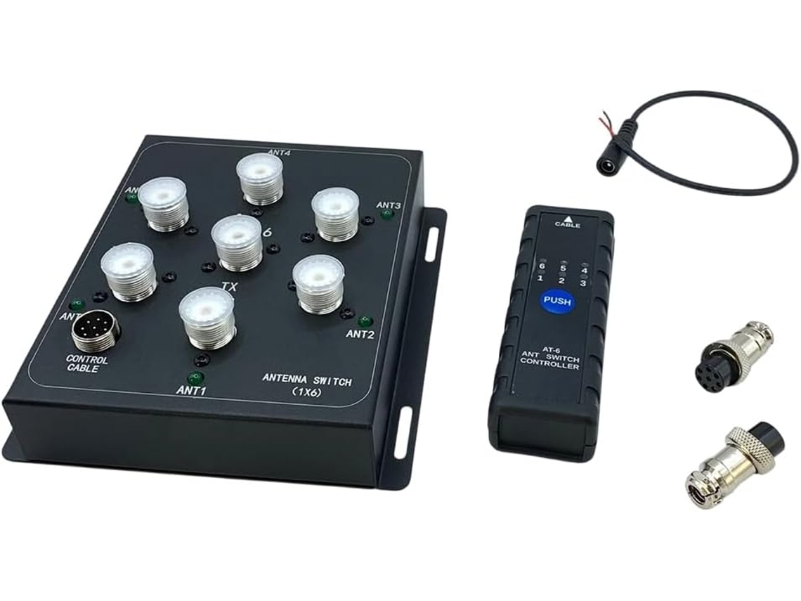 Conmutador de antena de alta potencia AT16 con control remoto de 6 vías SFUSHOS