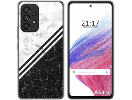 Carcasa para Samsung Galaxy A53 5G TUMUNDOSMARTPHONE Dibujos Mármol 01 Multicolor