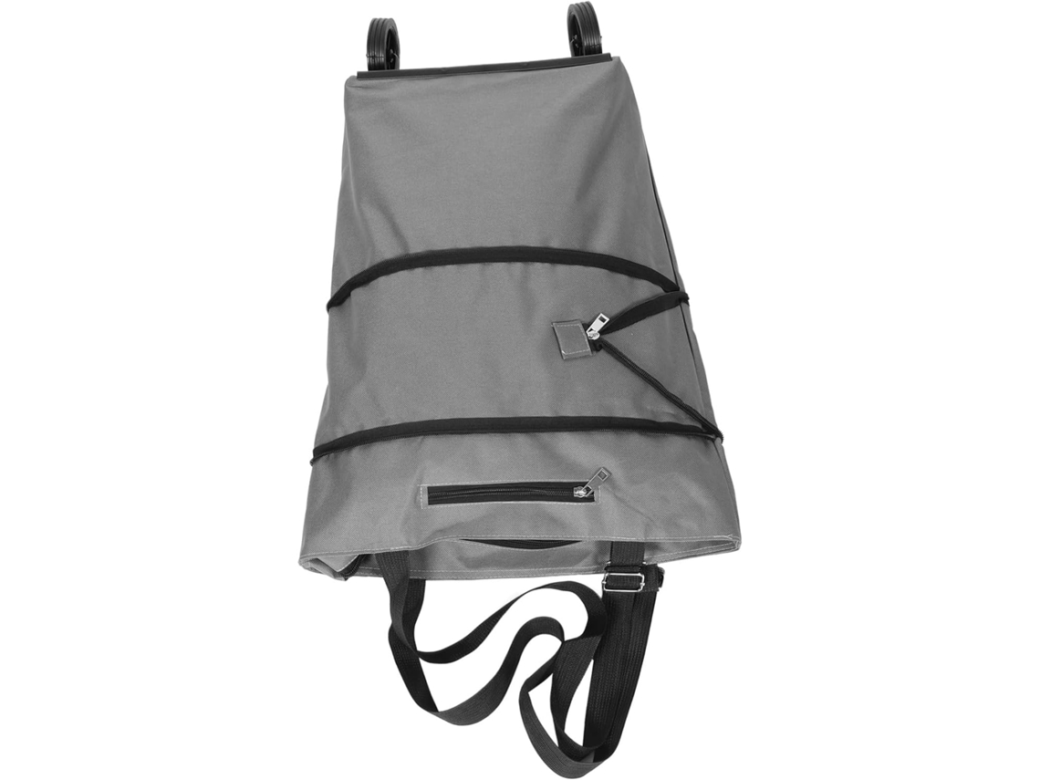 Bolsa De Compras Plegable Con Ruedas, Gran Capacidad, Carrito Portátil Multifuncional