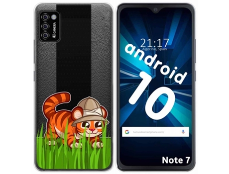Carcasa Cubot Note 7 TUMUNDOSMARTPHONE Dibujos Transparente Multicolor