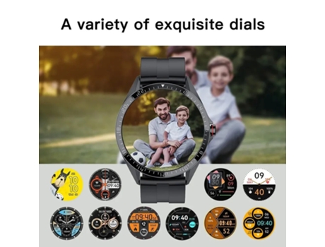 Reloj inteligente GW16T para hombre, Monitor de ritmo deportivo, IP67, resistente al agua, pantalla táctil completa, reloj inteligente para IOS y A...