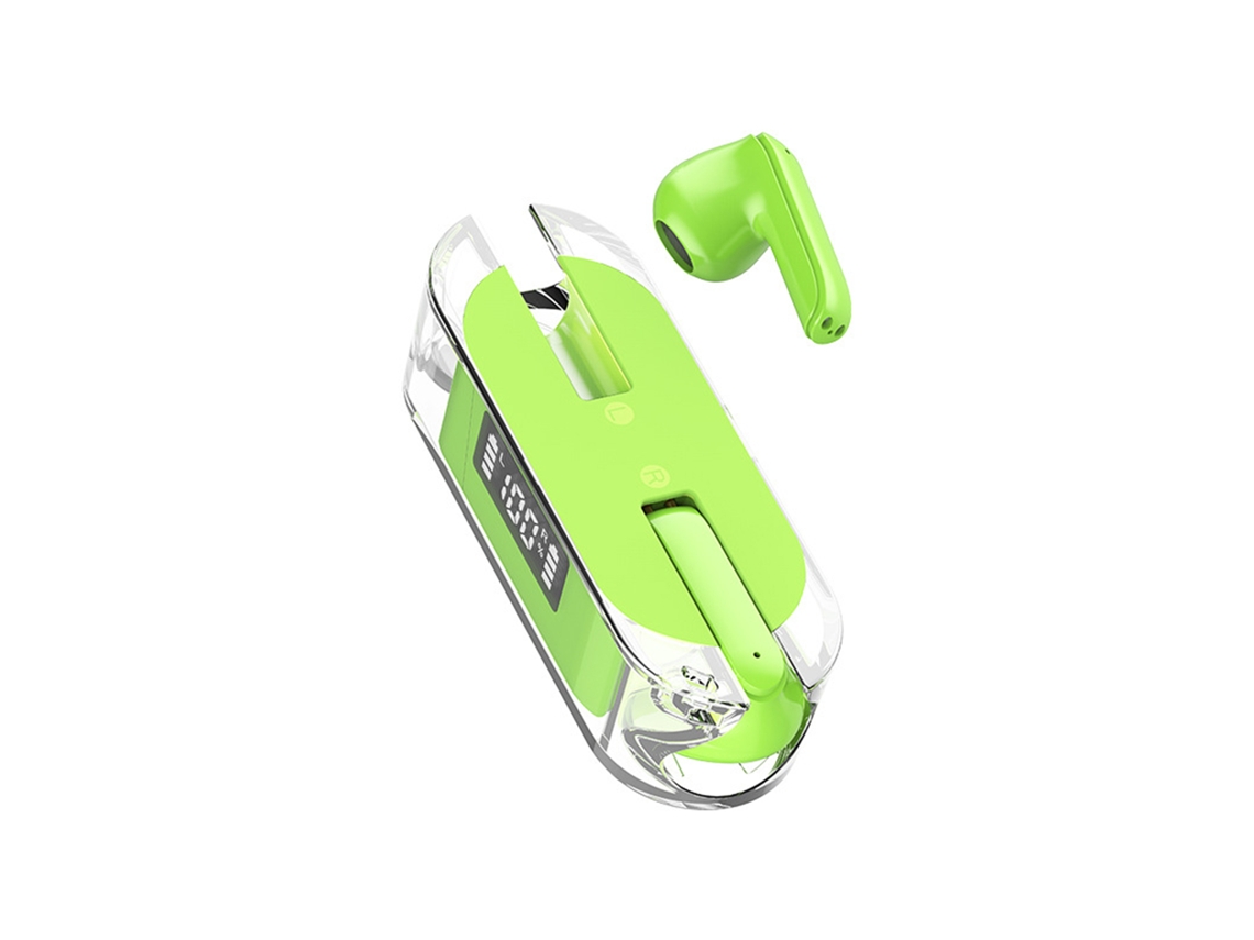 Auriculares Intrauditivos Inalámbricos Bluetooth Transparentes, De Bajo Consumo Energético, Color Rosa Tm50