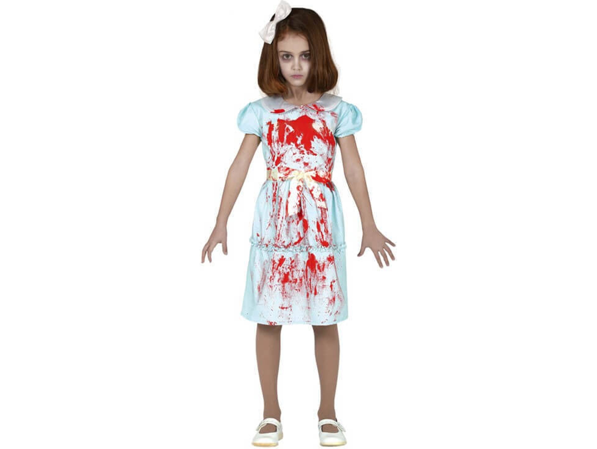 Disfraz de Niña DISFRAZZES Gemela Fantasma (Talla: 5 a 6 años)